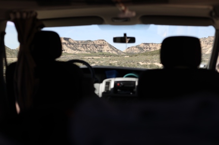 hinano trafic amenage desert bardenas view